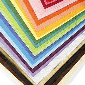 Craft Craze 100 Sheets (20" x 26") 25 Assorted Colors Premium Quality Tissue Paper for Gift Wrapping, Arts & Crafts, Packing and Decorations (1-Pack)