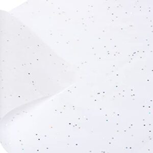 Papyrus White Tissue Paper with Iridescent Fleks for Gifts, Decorations, Crafts, DIY and More (4-Sheets)