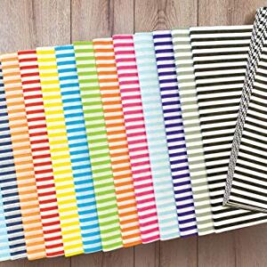 Flexicore Packaging Red Pin Stripe Print Gift Wrap Tissue Paper Size: 15 Inch X 20 Inch | Count: 10 Sheets | Color: Red Pin Stripe