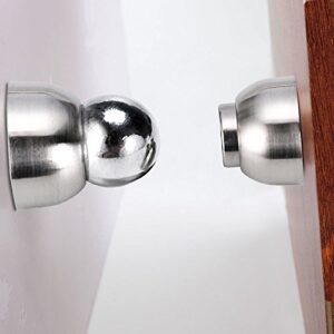 Sumnacon Powerful Magnetic Doorstop - 2 Pcs Stainless Steel Mini Door Stopper, Heavy Duty Magnetism Door Holder for Bedroom Bathroom Kitchen Home Office