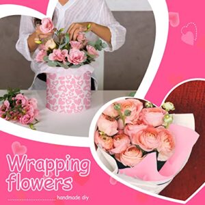300 Pcs Valentine's Day Tissue Paper Red Hot Pink Tissue Paper for Gift Bags Decorative Tissue Paper Gift Wrapping Paper Pastel Tissue Paper for Arts Crafts, DIY, Birthdays, Weddings 14 x 20 Inch
