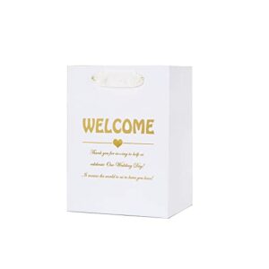 oliyoupak wedding welcome gift bags for hotel guests bulk, hotel welcome bags for wedding favors, 24 pieces