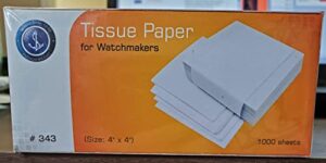 480 pcs tissue paper anti tarnish jewelry wrapping sheets 4″x4″ watchmaker lint free 4×4