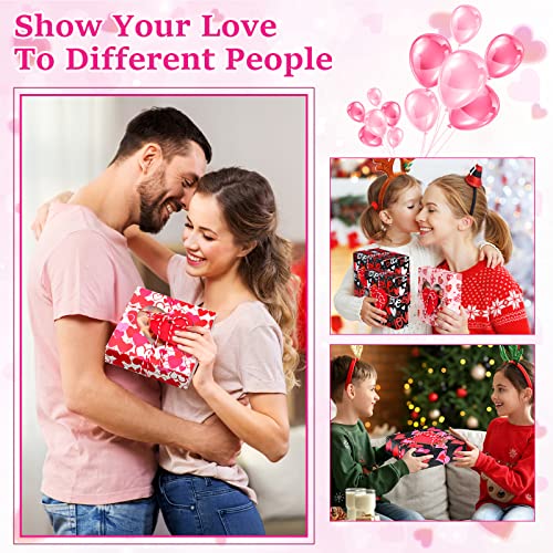 48 Pcs Valentines Day Gift Boxes Heart Shaped Transparent Window Treat Box 5 x 5 x 1.4 Inch Mini Kraft Boxes Small Goodie Boxes with Tags and Ropes for Candy Chocolate Bakery Cookies Soap Packaging