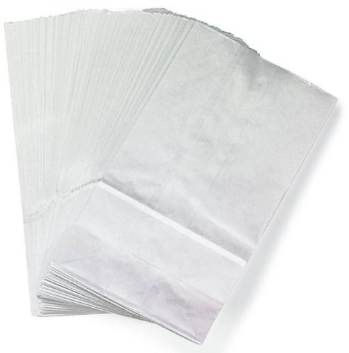 6lb White Rainbow Paper Bags 500 Count (5 x 100 Packs)