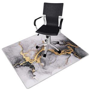 Office Chair Mat for Hardwood and Tile Floor, 36"x48" Chair Rugs Floor Protectors, Thick and Sturdy Under Desk Low-Pile Carpet for Computer Chair, Rolling Chair