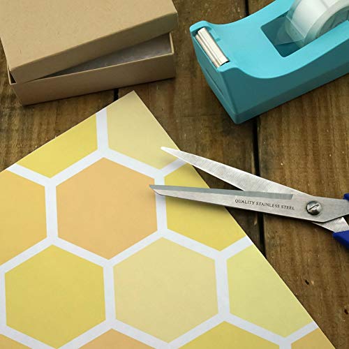 GRAPHICS & MORE Yellow Honeycomb Pattern Gift Wrap Wrapping Paper Rolls