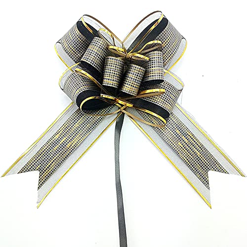 WDHHNP 10 PCS Gift Bows, Pull Bow Ribbon Pull Bows for Christmas Wedding Baskets, Ribbon Bow to Wrap Box or Floral Decoration