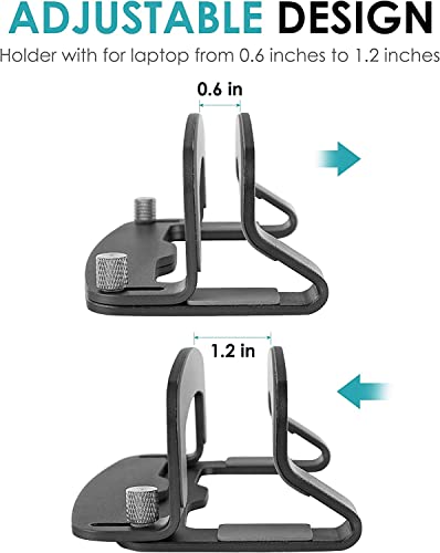 Aluminum Vertical Laptop Stand, Desktop Stand Holder with Adjustable Dock Holder for Desk 1 Slot for MacBook Pro, Laptop