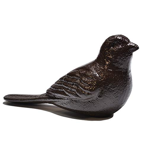 Sanpaint Door Stopper Wedge, Heavy Duty Cast Iron Decorative Bird Door Stops, Rustic Doorstop,Vintage Animal Statue