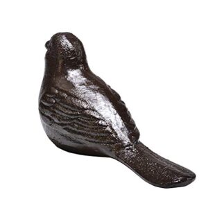 Sanpaint Door Stopper Wedge, Heavy Duty Cast Iron Decorative Bird Door Stops, Rustic Doorstop,Vintage Animal Statue