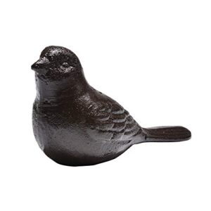 Sanpaint Door Stopper Wedge, Heavy Duty Cast Iron Decorative Bird Door Stops, Rustic Doorstop,Vintage Animal Statue