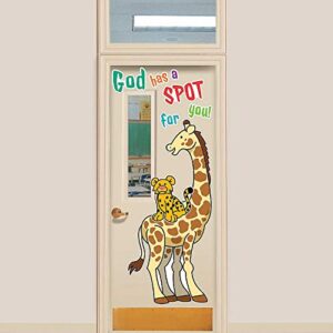 fun express god has a spot for you door decor set – 13 pieces – great for classroom doors