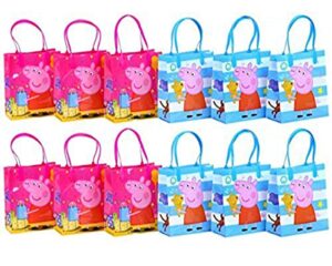 peppa pig authentic licensed reusable party favor goodie small gift bags 12