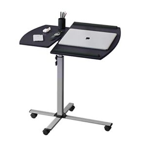 Techni Mobili Rolling Adjustable Laptop Cart, Graphite