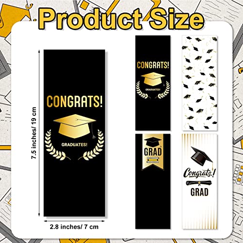 100 Pack 2023 Graduation Silverware Bags Graduation Kraft Paper Utensil Cutlery Holders, Class of 2023 Graduation Party Supplies for College Senior High School Congrats Grad Centerpiece Table Decor