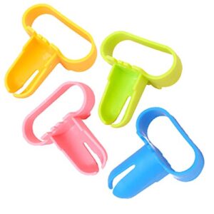 pasocon 4 pieces balloon tying tool device balloons knot tools for shower party wedding birthday decoration (4 color)
