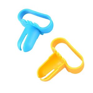 PASOCON 4 Pieces Balloon Tying Tool Device Balloons Knot Tools for Shower Party Wedding Birthday Decoration (4 Color)