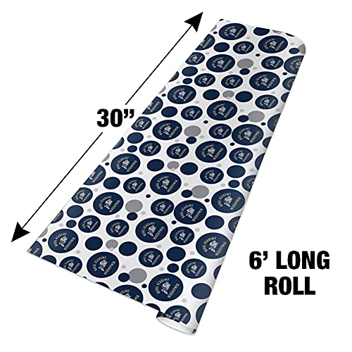 GRAPHICS & MORE US Naval Academy Midshipmen Gift Wrap Wrapping Paper Roll