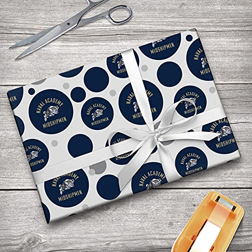 GRAPHICS & MORE US Naval Academy Midshipmen Gift Wrap Wrapping Paper Roll