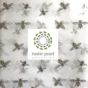 Tissue Paper for Gift Wrapping with Design (Bees), 24 Large Sheets (20x30)