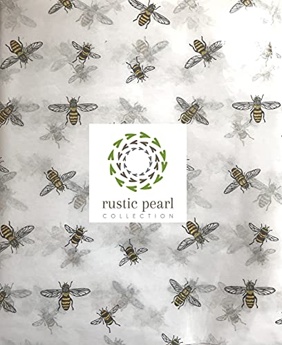 Tissue Paper for Gift Wrapping with Design (Bees), 24 Large Sheets (20x30)