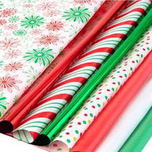 christmas tissue paper for gift bags-100 sheets bulk christmas wrapping paper- holiday tissue paper snowflake shiny metallic 20″x20″ inch gift wrapping holiday tissue paper sheets