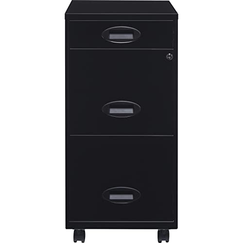 Lorell SOHO Mobile Cabinet, Black