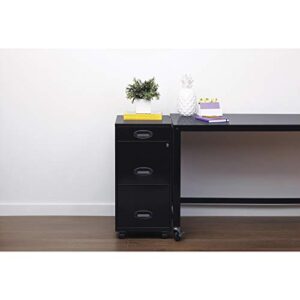 Lorell SOHO Mobile Cabinet, Black