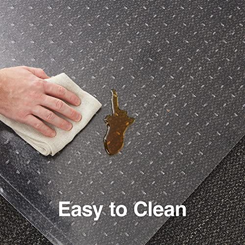 Staples 36 X 48 Chair Mat W/Lip for Low Pile Carpet, Vinyl (20229-Cc)