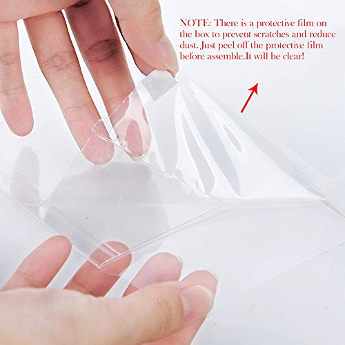 YOZATIA 25PCS Transparent Boxes 2.4 x 2.4 x 2.4 inch, Candy Box, Clear Favor Boxes Gift Boxes for Wedding, Party and Baby Shower Favors