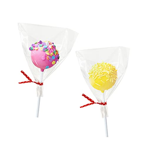 100PCS Small Cellophane Bags, 3x4 OPP Rice Crispy Bags for Gift Goodie Favor Candy Cake Pop Birthday Party Cookies Christmas New Year Wedding Party (3'' x 4'')