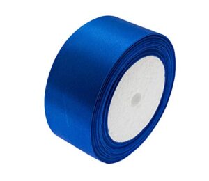atrbb 25 yards 1-1/2 inch wide satin ribbon perfect for wedding,handmade bows and gift wrapping(royal blue)