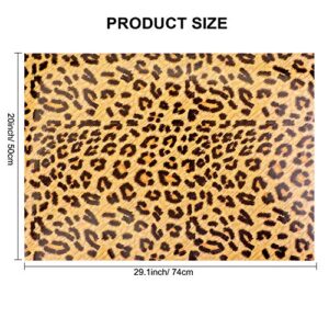 Konsait Animal Prints Wrapping Paper, 12 Sheets 29" x 20" Leopard Zebra Giraffe Tiger Snakes Cow Patterns Wrap Packaging Paper Assortment for Birthday Holiday Animal Themed Party Decoration Supplies