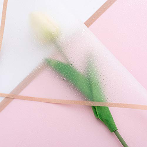 Wraps Waterproof Floral Wrapping Paper Sheets Fresh Flowers Bouquet Gift Packaging Korean Florist Supplies, 40 Sheets - Matte White