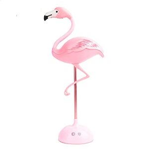 fantasee flamingo desk lamp usb bedside table lamp nursery night light touch dimmable for child kids students bedroom living room dorm reading birthday party gift (pink flamingo)
