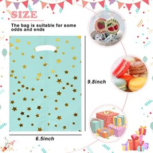 30 Pieces Star Plastic Party Favor Bags Double-Sided Treat Bags with Handles for Baby Shower,Wedding,Birthday,Party Supplies