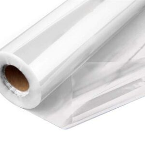 Clear Cellophane Wrap Roll 31.5 Inches Wide by 100 Feet Long Thick Cellophane Roll for Baskets Gifts Flowers Food Safe Cello Rolls (Folded on 16" Roll - Unfolds to 31.5" Wide) (32"x100')