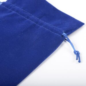 2 Pieces Royal Blue Velvet Wine Bottle Bags champagne Bottle Covers Gift Pouches Velvet Packaging Bag 14cmx35cm (5.5" x 14")