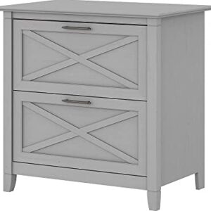 Bush Key West 2 Drawer Lateral File Cabinet, Cape Cod Gray
