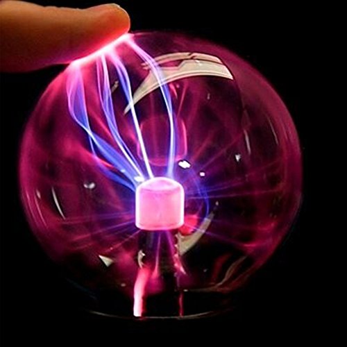 RioRand Plasma Ball USB Lamp Light Or Battery Powered, 4''X4''X6''