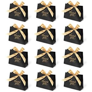 small thank you gift bags – 24 pack – 4.5 x 1.8 x 3.9″ – party favor bags – bulk gift bags for wedding baby shower business