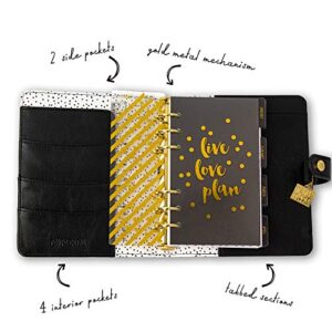 Pukka Pad, Carpe Diem Personal Planner with Weekly, Monthly Undated Inserts, 8 X 7.5 X 1.4 Inches, Buffalo Check