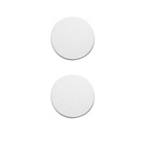 4 wall protector door knob prevent drywall holes dings white 3 1/4″ round shield