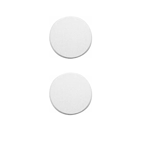 4 Wall Protector Door Knob Prevent Drywall Holes Dings White 3 1/4" Round Shield