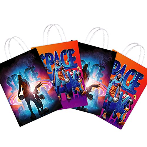 Party Favor Bag 16 Pack Paper Bags Basketball Sweet Candy Gift Bags and Party Decorations Supplies