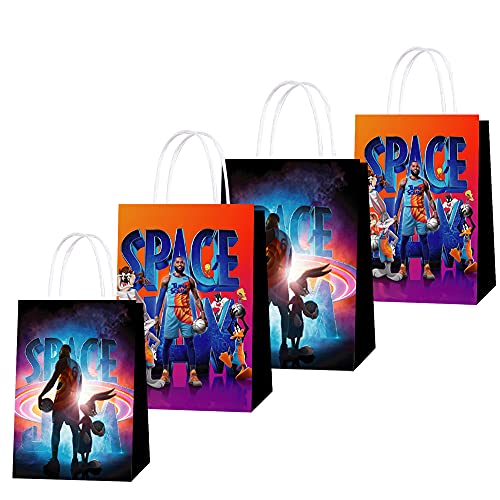 Party Favor Bag 16 Pack Paper Bags Basketball Sweet Candy Gift Bags and Party Decorations Supplies