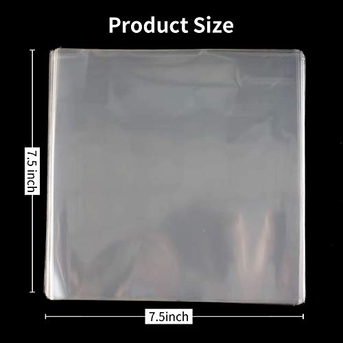 Clear Cellophane Sheets, 7.5x7.5 Inches Cello Sheets, Cellophane Wrap for Candy, DIY Arts Crafts Decoration and More