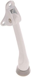 the hillman group 851342 4-inch kickdown door stop, white