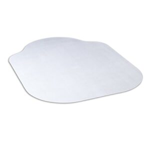 evolve 33″ x 44″ clear office chair mat with rounded corners for hard floors, made in the usa, 15b50630